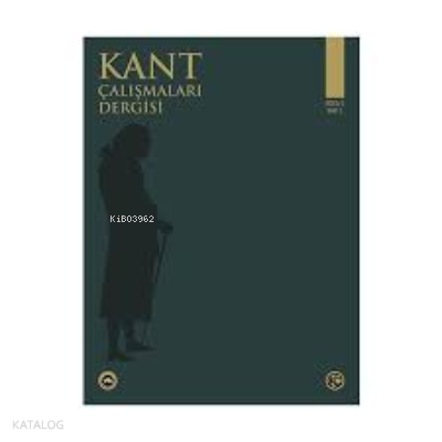 Kant Çalışmaları Dergisi Kolektif