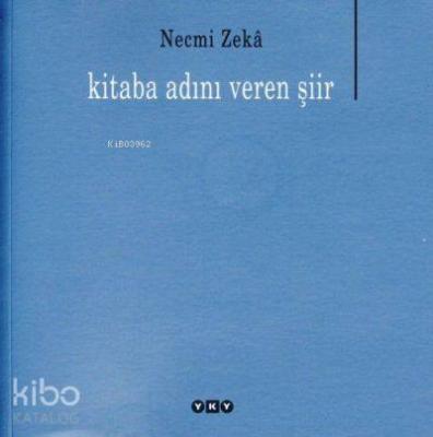 Kitaba Adını Veren Şiir