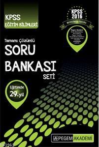KPSS Eğitim Bilimleri Tamamı Çözümlü; Modüler Soru Bankası Seti - 6 Kitap 2016
