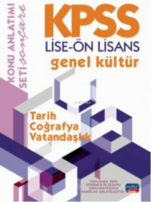 KPSS Lise - Ön Lisans Genel Kültür Konu Anlatımı - Tarih - Coğrafya - Vatanddaşlık