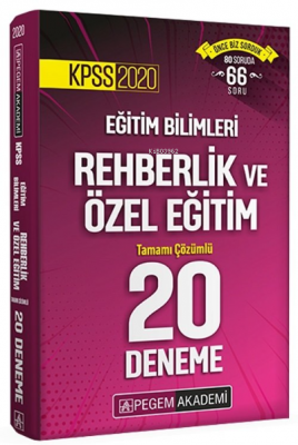 KPSS Rehberlik 20 Deneme 2020