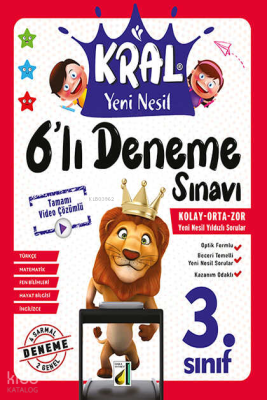 Kral Yeni Nesil 6’lı Deneme Sınavı (3. Sınıf)