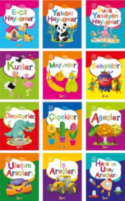 Küçük Kâşifin Boyama Kitabı (12 Kitap)