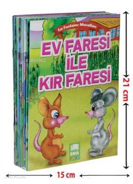La Fontaine Masalları (10 Kitap Takım - Küçük Boy)