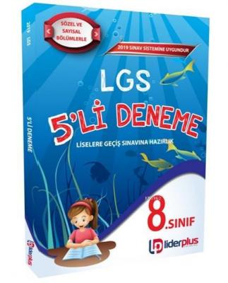 Lider Plus Yayınları 2019 LGS 5'li Deneme Kolektif