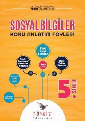 Limit Yayınları 5. Sınıf Sosyal Bilgiler Konu Anlatım Föyleri Limit