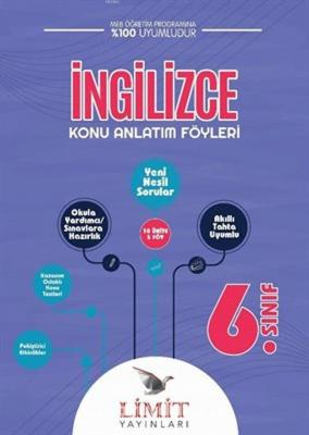 Limit Yayınları 6. Sınıf İngilizce Konu Anlatım Föyleri Limit Kolektif