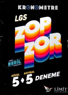 Limit Yayınları 8. Sınıf LGS Sözel Sayısal Kronometre Zopzor 5 Artı 5 Deneme Yeni Nesil Sorular Limit