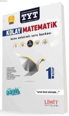 Limit Yayınları TYT Kolay Matematik 1. Kitap Konu Anlatımlı Soru Bankası Limit