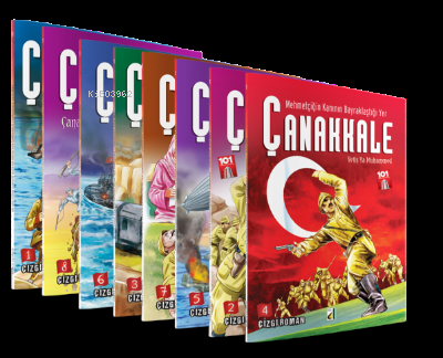Mehmetçiğin Kanının Bayraklaştığı Yer Çanakkale (8 Kitap Takım)