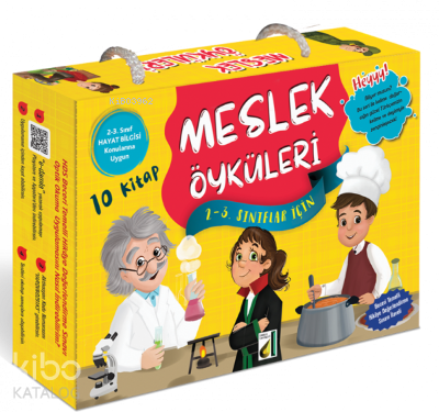Meslek Öyküleri (10 Kitap Takım) ;1-3 Sınıflar İçin