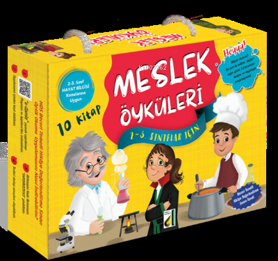 Meslek Öyküleri (10 Kitap Takım);1-3 Sınıflar İçin