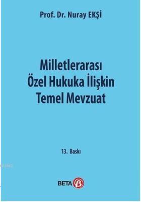 Milletlerarası Özel Hukuka İlişkin Temel Mevzuat
