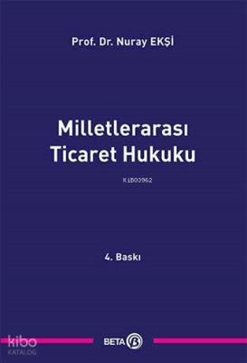 Milletlerarası Ticaret Hukuku