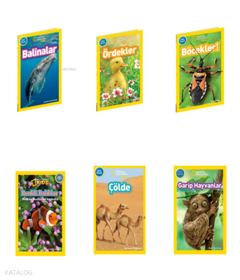 National Geographic Kids Okul Öncesi Serisi 6 Kitap