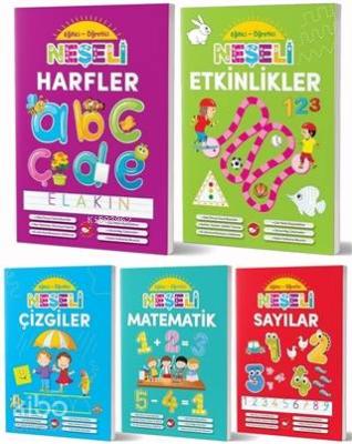 Okul Öncesi Eğitici Öğretici Neşeli Etkinlikler Seti (5 Kitap Takım)