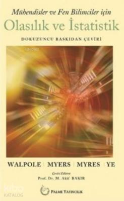 Olasılık ve İstatistik; Mühendisler ve Fen Bilimciler için