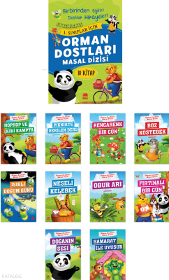 Orman Dostları Masal Dizisi Seti; 10 Kitap Takm