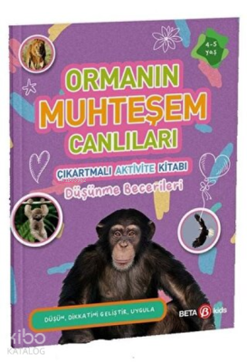 Ormanın Muhteşem Canlıları - Çıkartmalı Aktivite Kitabı