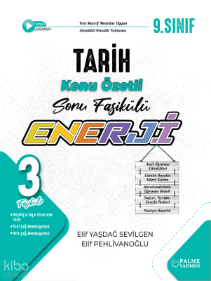 Palme 9. Sınıf Enerji Tarih Soru Fasikülleri (3 Fasikül)