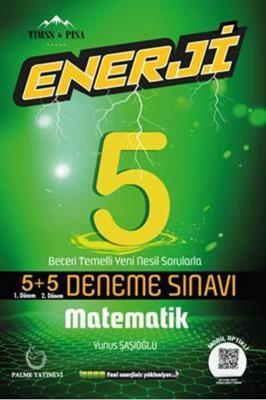 Palme Yayınları 5. Sınıf Matematik Enerji 5 +5 Deneme Sınavı Palme
