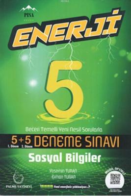 Palme Yayınları 5. Sınıf Sosyal Bilgiler 5+5 Enerji Deneme Sınavı Palme