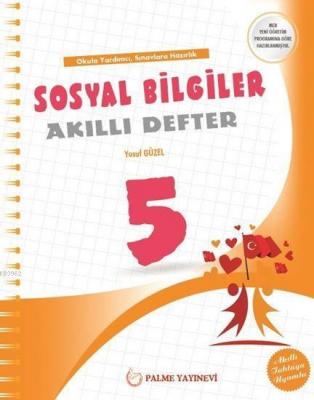 Palme Yayınları 5. Sınıf Sosyal Bilgiler Akıllı Defter Palme