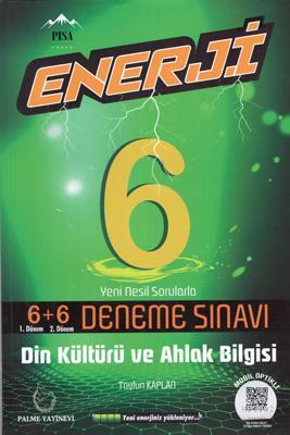 Palme Yayınları 6. Sınıf Din Kültürü ve Ahlak Bilgisi 6+6 Enerji Deneme Sınavı Palme