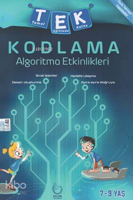 Palme Yayınları 7-9 Yaş Tek Kodlama Algoritma Etkinlikleri Palme