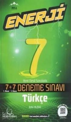 Palme Yayınları 7. Sınıf Türkçe Enerji 7 + 7 Deneme Palme