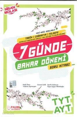 Palme Yayınları TYT AYT Tarih Coğrafya Felsefe 7 Günde Bahar Dönemi Soru Kitabı Palme
