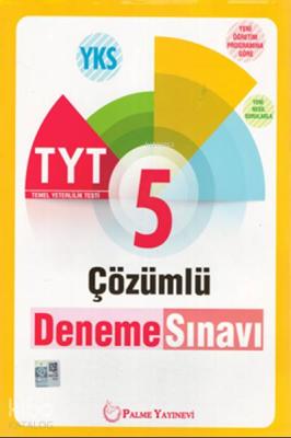 Palme Yayınları TYT Çözümlü 5 Deneme Sınavı Palme
