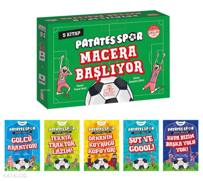 Patatesspor Macera Başlıyor (5 Kitap+Soru Kitapçığı) Yusuf Asal