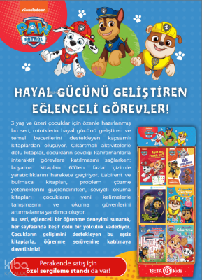 Paw Patrol Stantlı Ürünler (90 Kitap) Kolektif