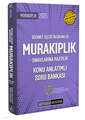 Pegem Akademi 2025 Diyanet İşleri Başkanlığı Murakıplık Sınavlarına Hazırlık Konu Anlatımlı Soru Bankası