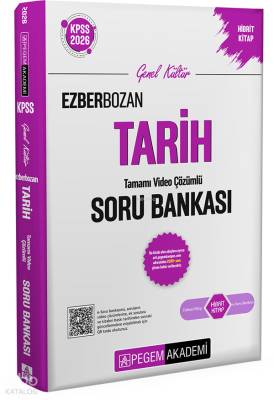 Pegem Akademi 2026 KPSS Genel Yetenek Genel Kültür Ezberbozan Tarih Ta