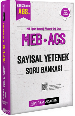 Pegem Akademi MEB AGS Kim Korkar Sayısal Yetenek Soru Bankası Tamamı Çözümlü