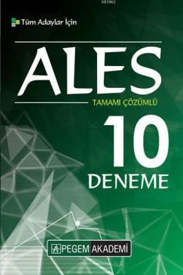 Pegem ALES Tamamı Çözümlü 10 Deneme