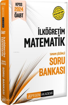 Pegem Yayınları 2024 KPSS ÖABT İlköğretim Matematik Soru Bankası Kolek