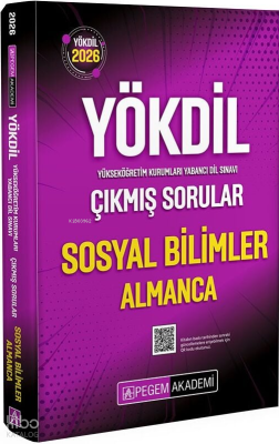 Pegem Yayınları 2026 YÖKDİL Sosyal Bilimler Almanca Çıkmış Sorular Kol