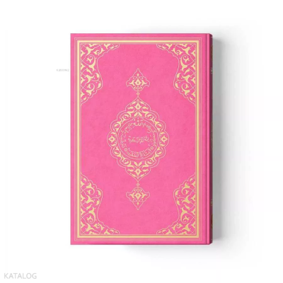 Rahle Boy Kur'an-ı Kerim (2 Renkli, Pembe, Mühürlü) Kolektif