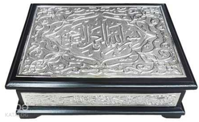 Sandıklı Kaplama Gümüş Kur'an-ı Kerim (Çanta Boy)