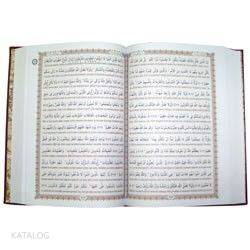 Satır Arası Ayet Mealli Kur'an-ı Kerim (Ciltli-Kutusuz)