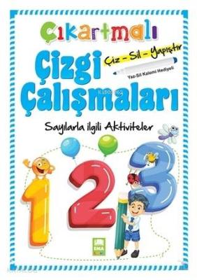 Sayılarla İlgili Aktiviteler - Çıkartmalı Çizgi Çalışmaları Kolektif