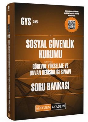 Sosyal Güvenlik Kurumu ; Görevde Yükselme Ve Unvan Değişikliği Sınavları Soru Bankası