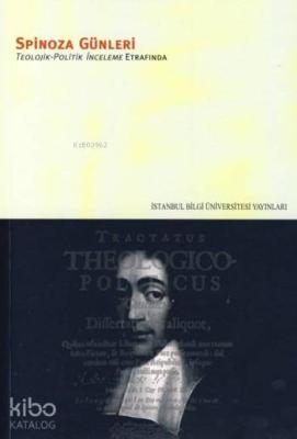 Spinoza Günleri;teolojik-politik-inceleme Etrafında