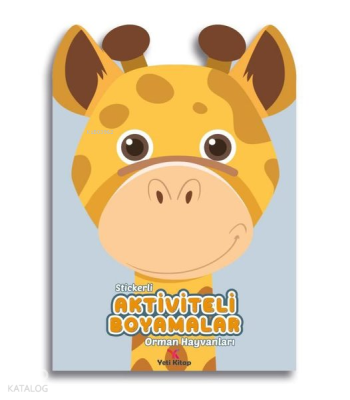 Stickerli Aktiviteli Boyamalar - Orman Hayvanları