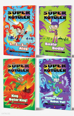 Süper Kötüler Seti - (4 Kitap) Kolektif