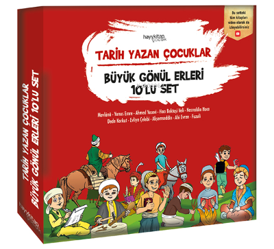 Tarih Yazan Çocuklar - Büyük Gönül Erleri 10'lu Set Kolektif