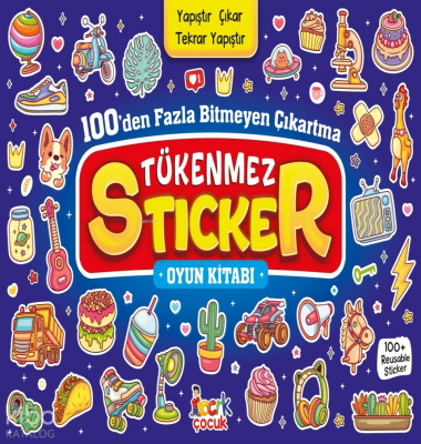 Tükenmez Sticker;100'den Fazla Bitmeyen Çıkartma - (Yapıştır Çıkar Tekrar Yapıştır)